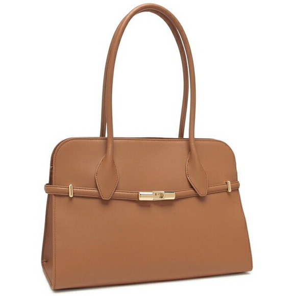 Furla Brown Compatible Gotcha Tote Bag Handbag - Picture 1 of 9